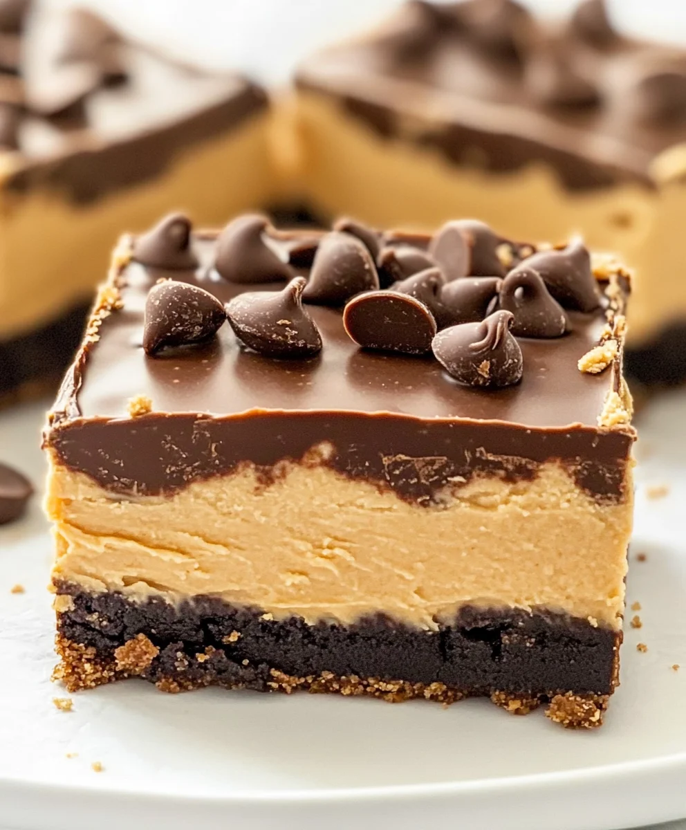 Chocolate Peanut Butter Dream Bars