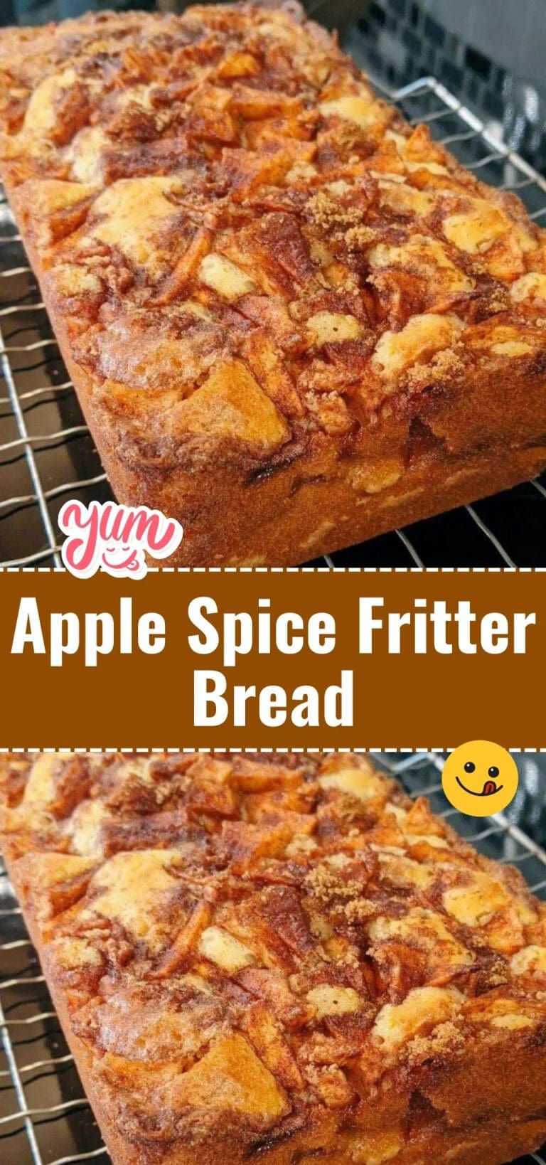 Apple Spice Fritter Bread
