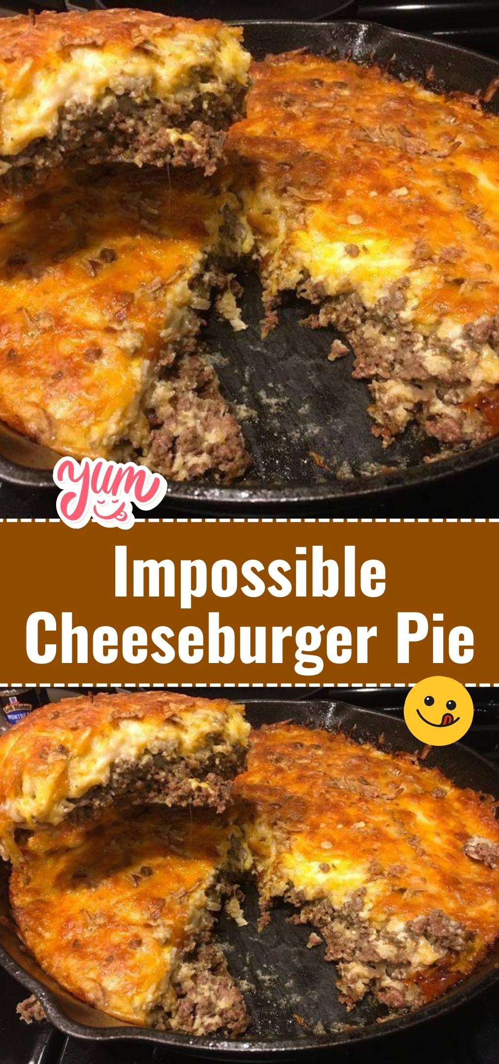 Impossible Cheeseburger Pie