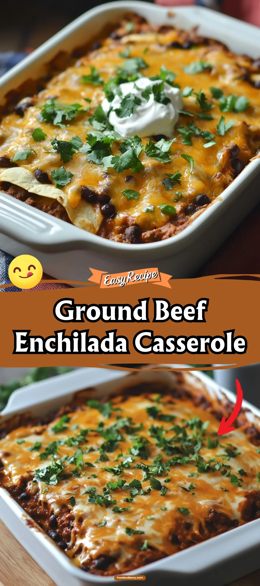 Ground Beef Enchilada Casserole