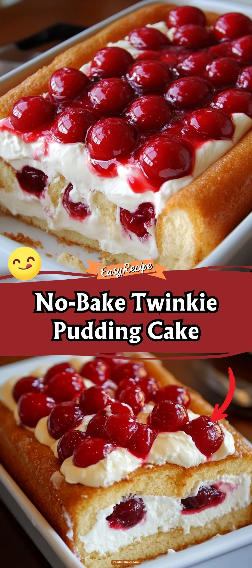 No-Bake Twinkie Pudding Cake