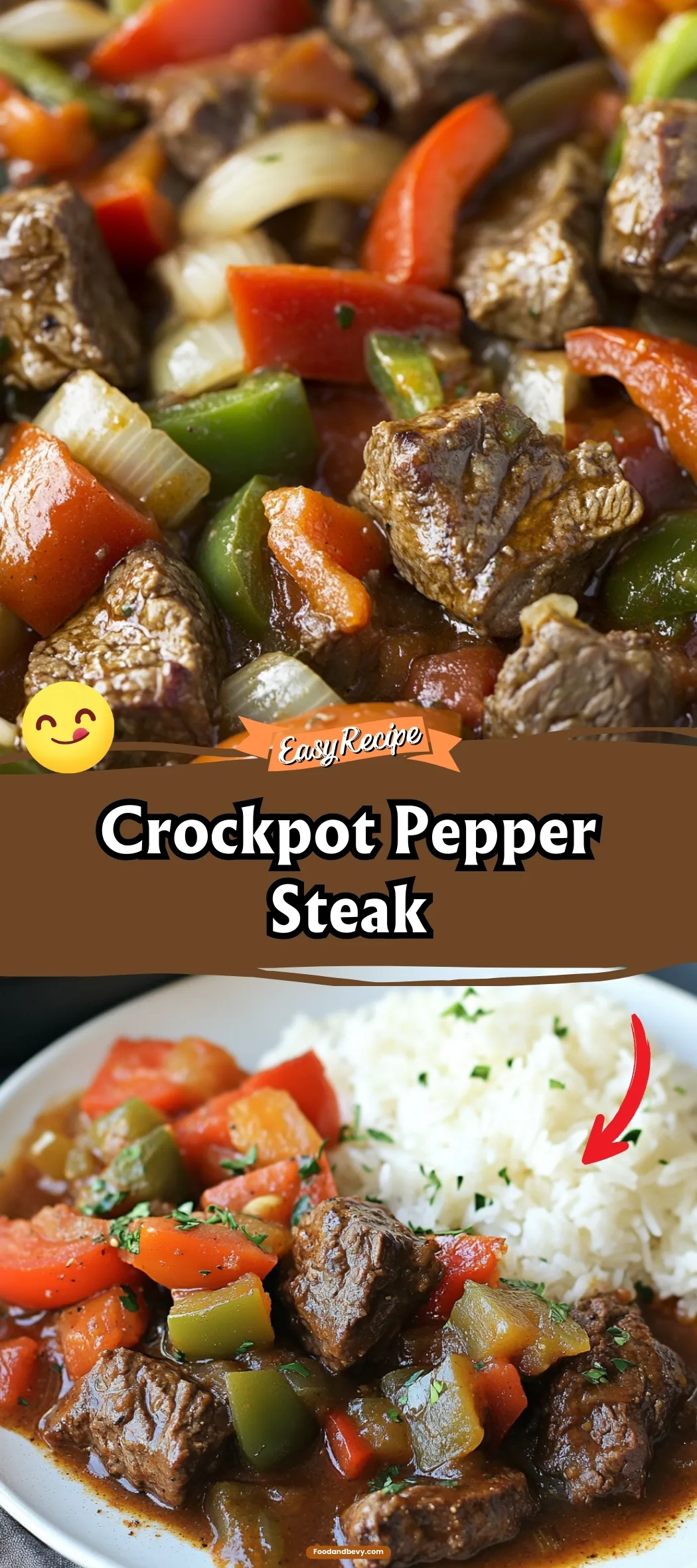 Crockpot Pepper Steak