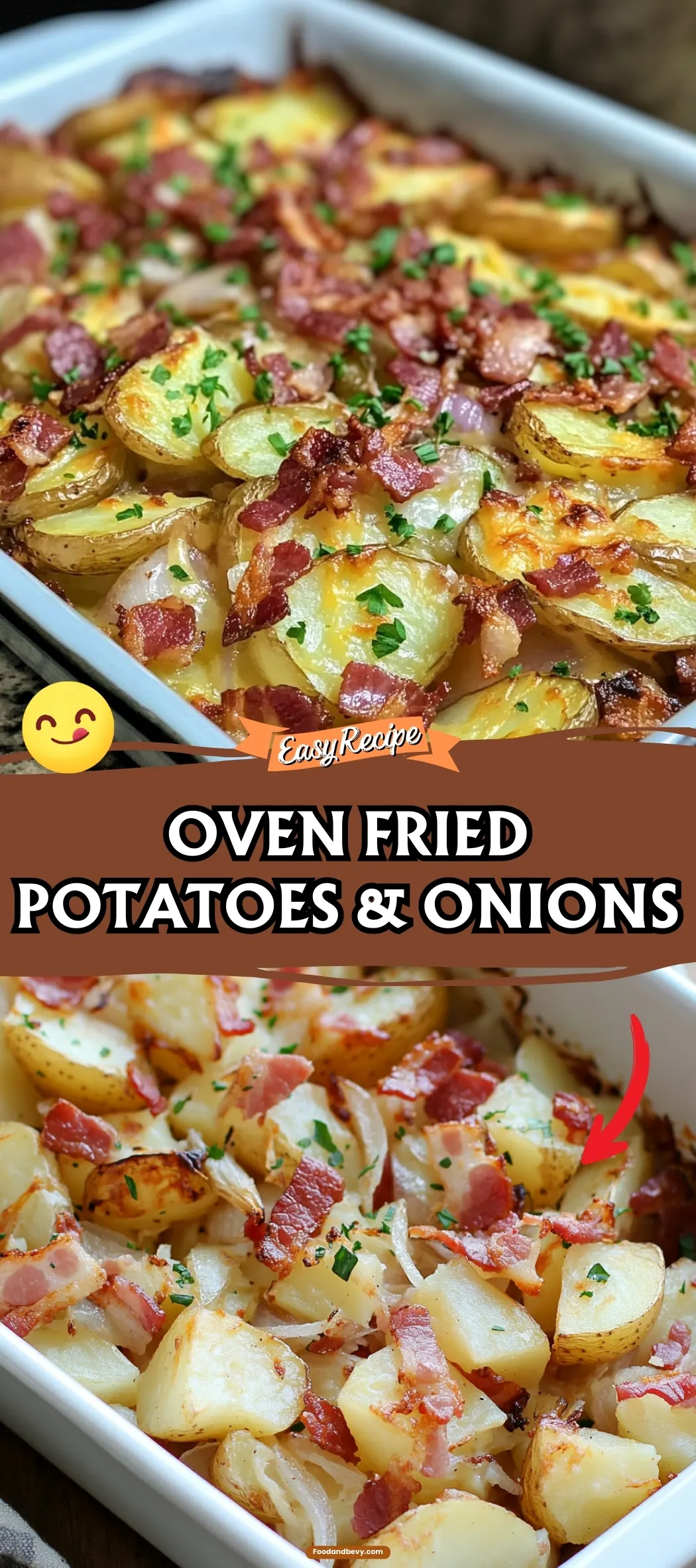 Oven Fried Potatoes & Onions