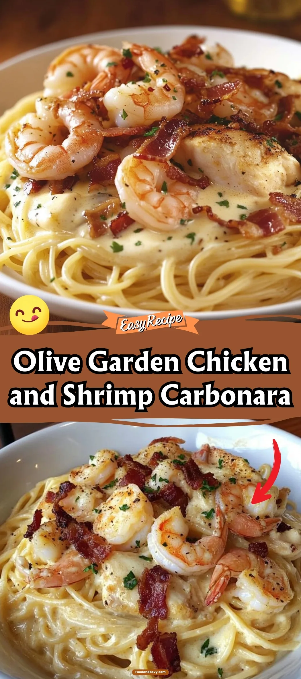 Olive Garden Chicken And Shrimp Carbonara