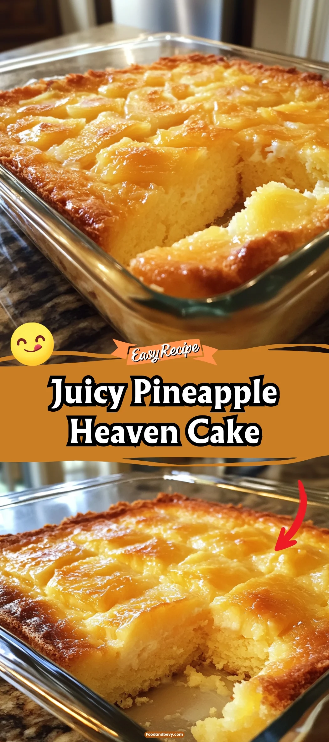Juicy Pineapple Heaven Cake