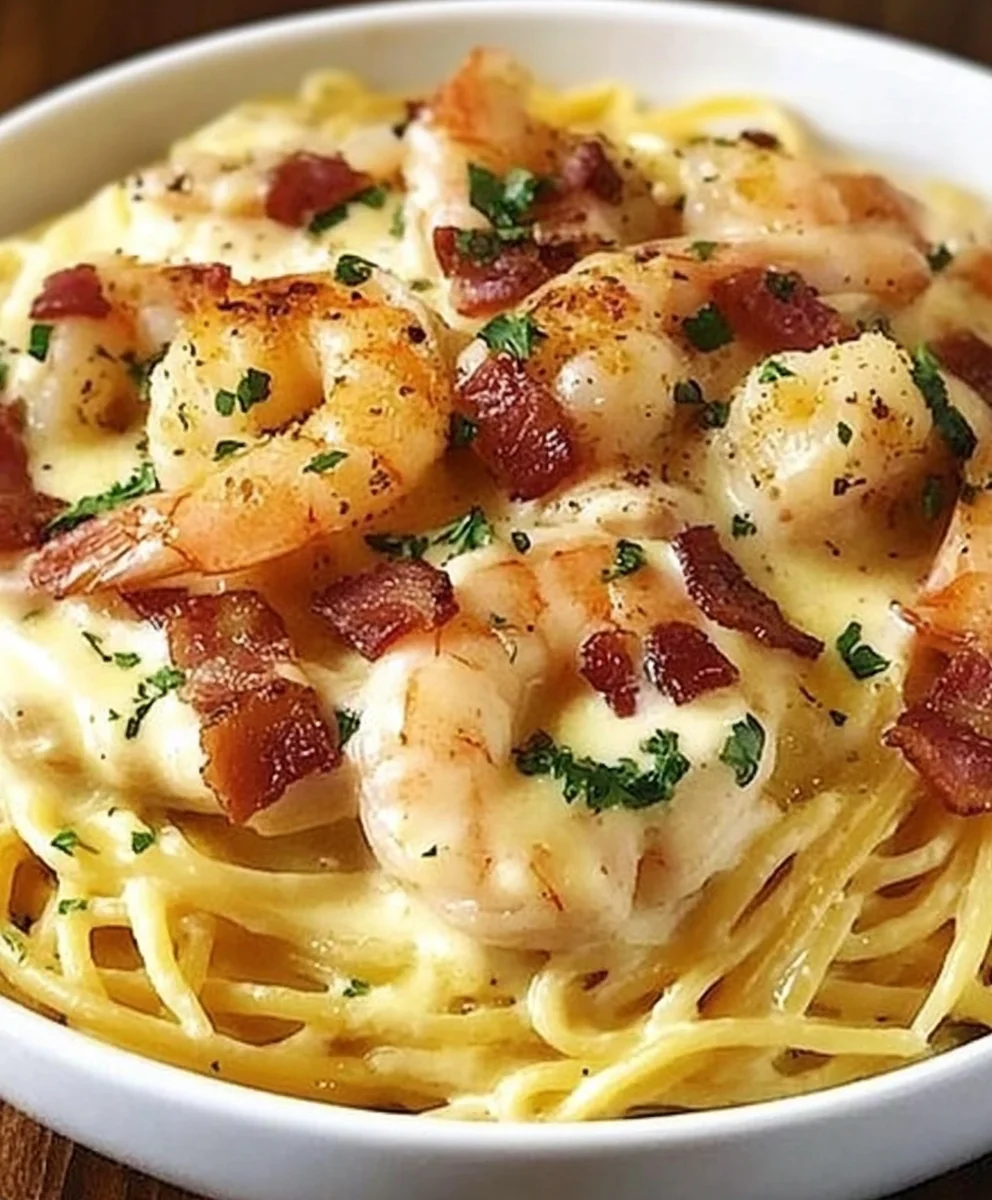 Olive Garden Chicken And Shrimp Carbonara