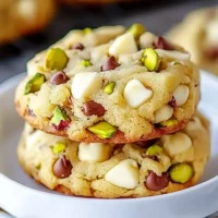Amazing White Chocolate Chip Pistachio Cookies