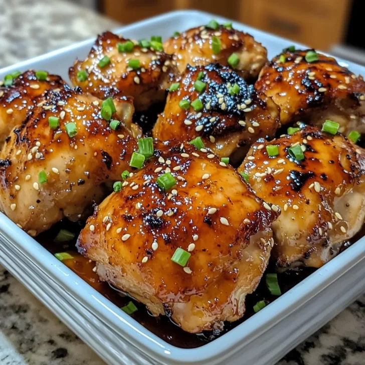 Baked Teriyaki Chicken Thighs