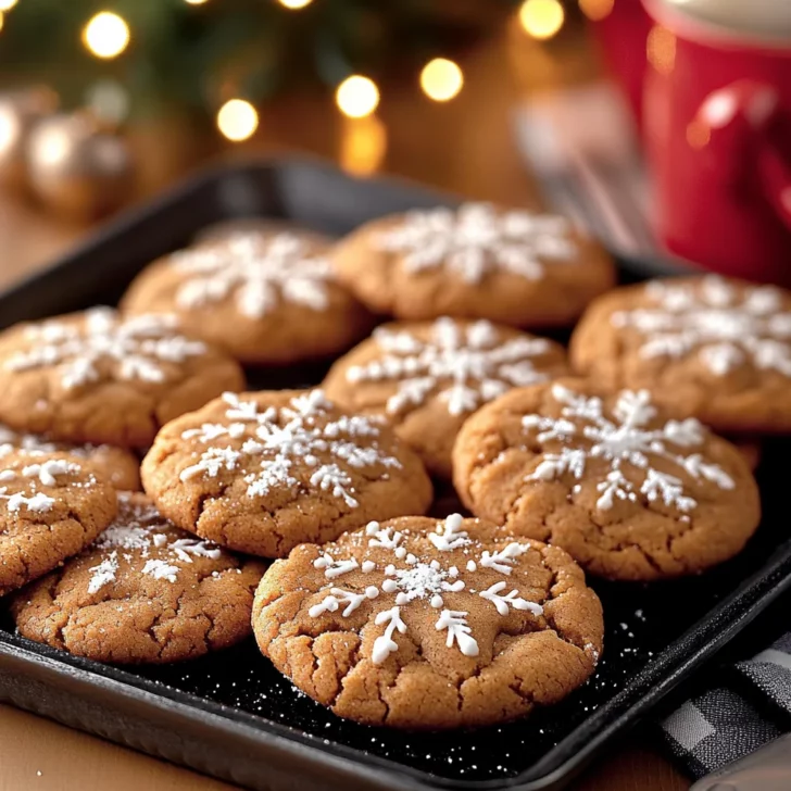 Big Soft Ginger Cookies