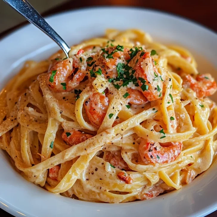 Crawfish Fettuccine