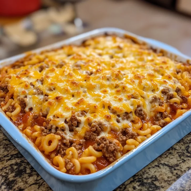 Cheesy Hamburger Casserole