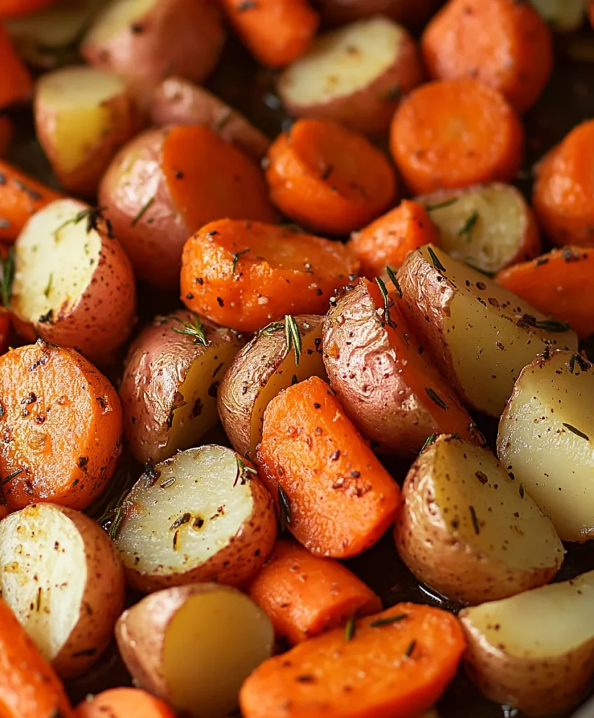 Roasted Potatoes And Carrots