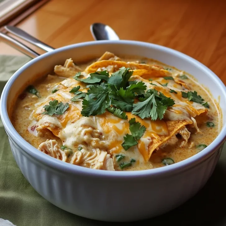 Sour Cream Chicken Enchilada Skillet