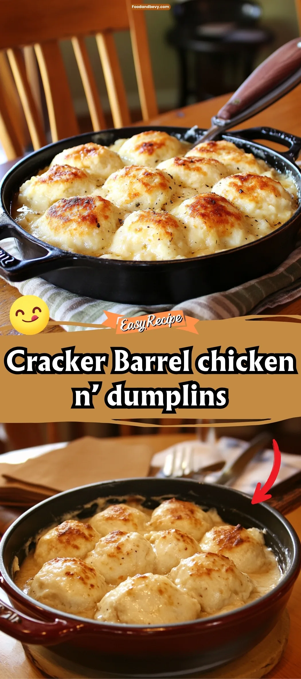 Cracker Barrel chicken n’ dumplins
