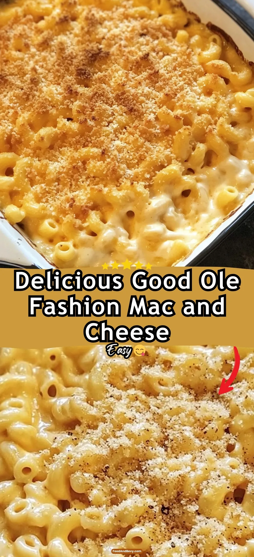 Delicious Good Ole Fashion Mac and Cheese