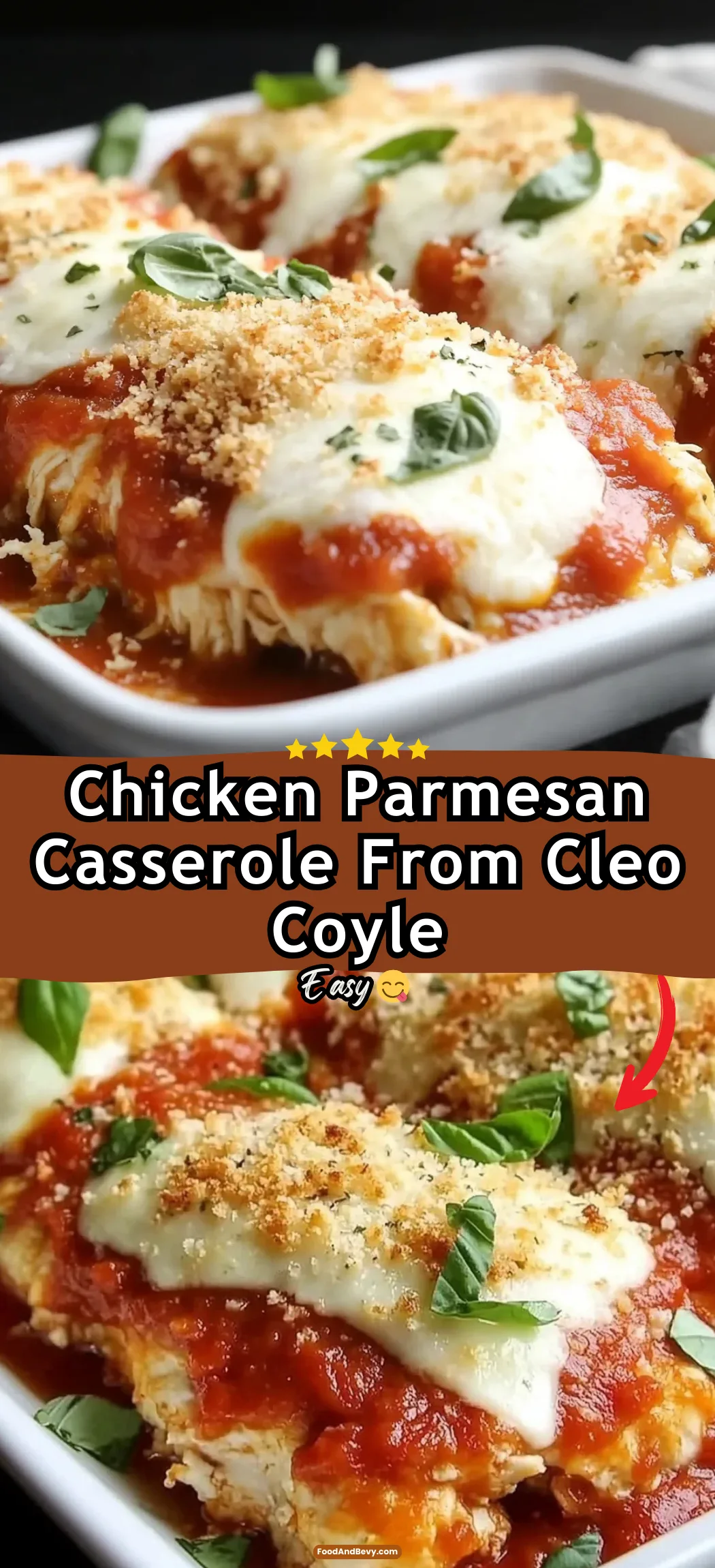 Chicken Parmesan Casserole From Cleo Coyle