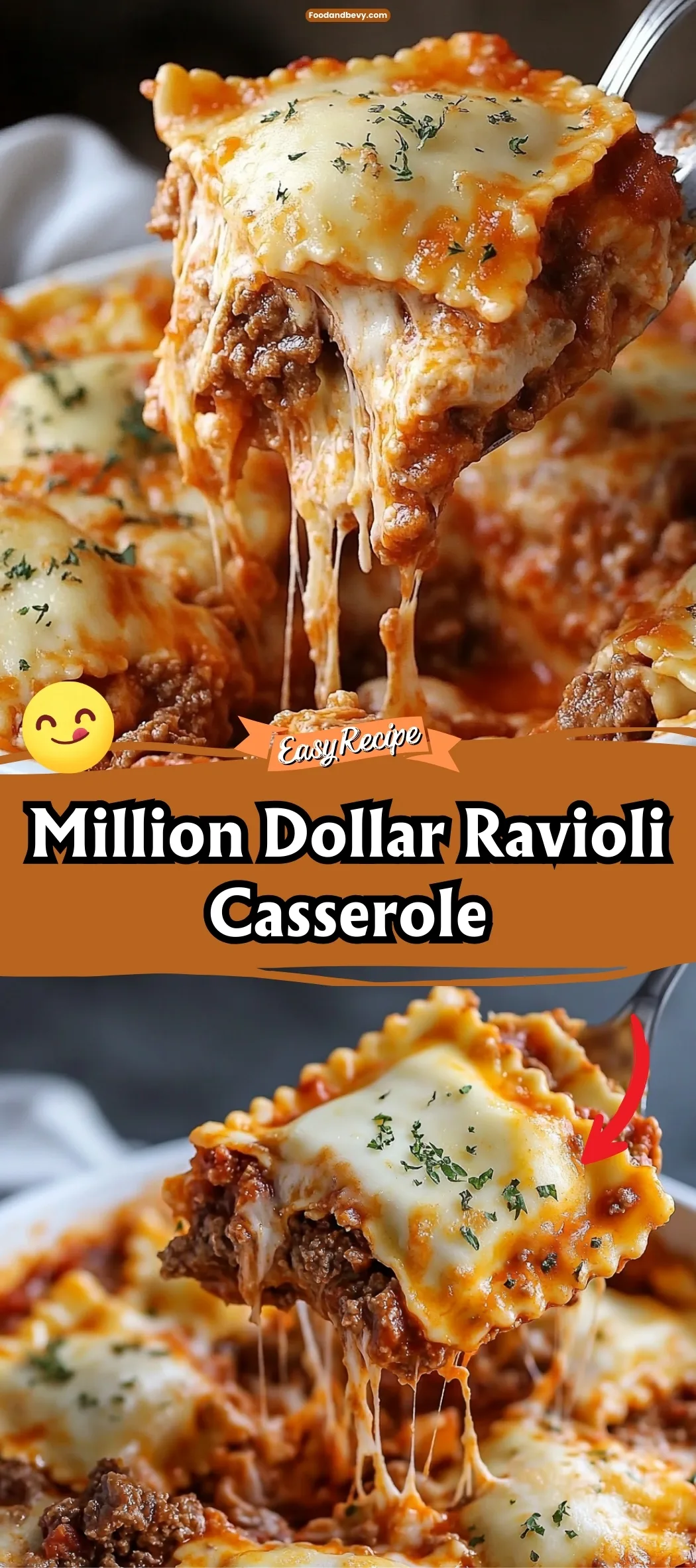 Million Dollar Ravioli Casserole