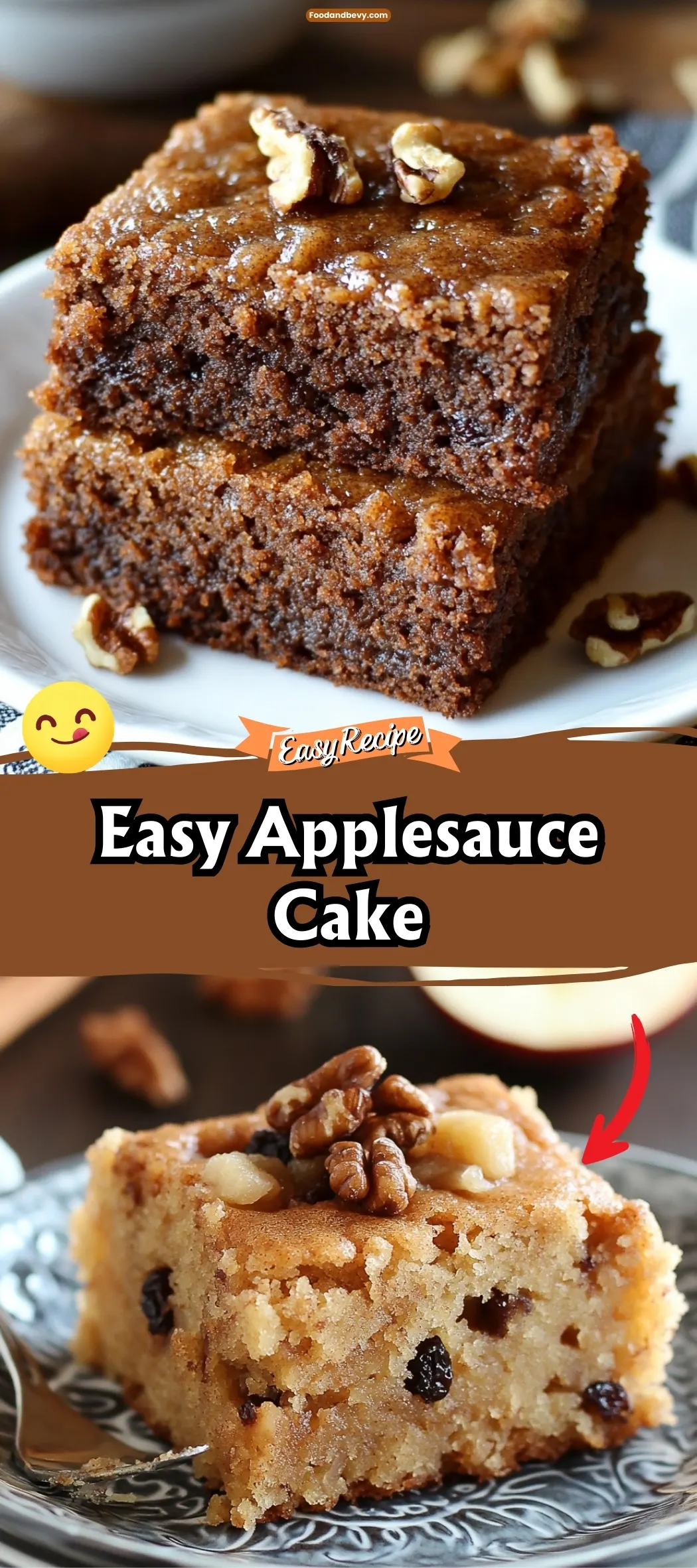 Easy Applesauce Cake