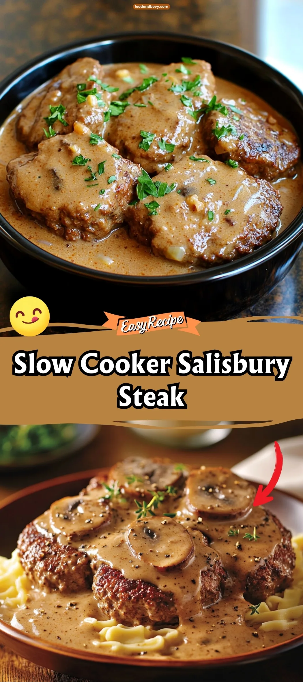 Slow Cooker Salisbury Steak