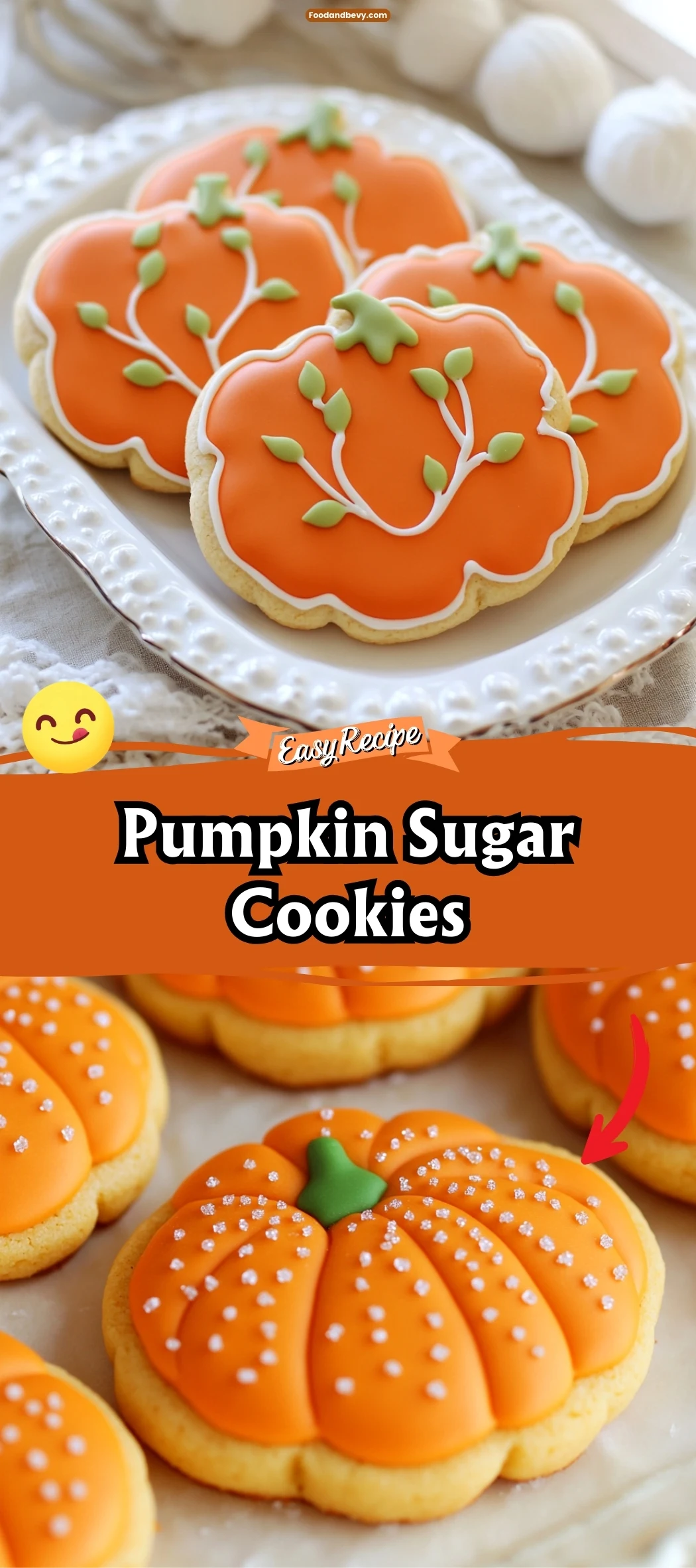 Best Pumpkin Sugar Cookies