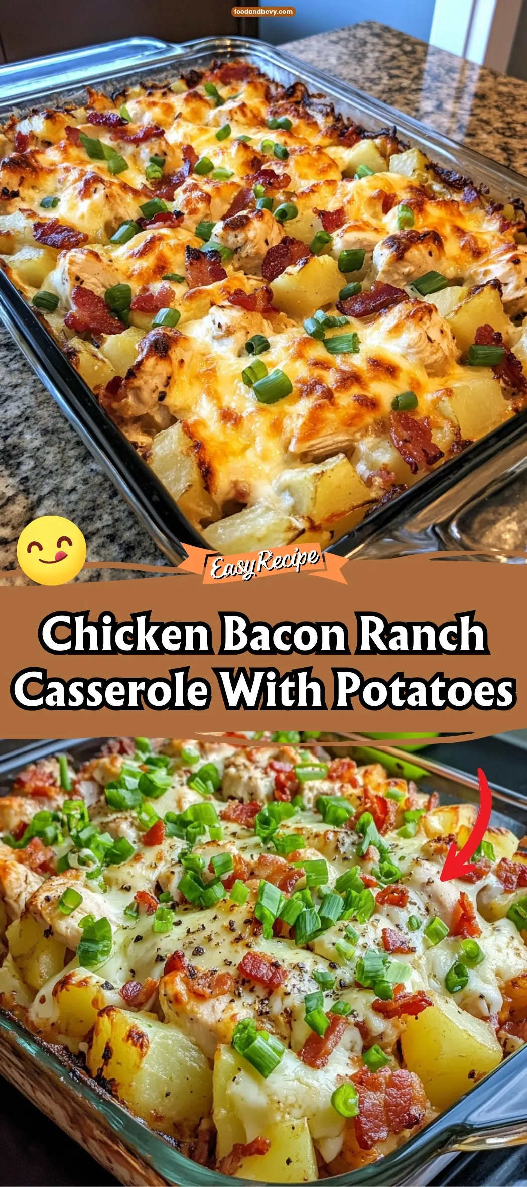 Chicken Bacon Ranch Casserole With Potatoes