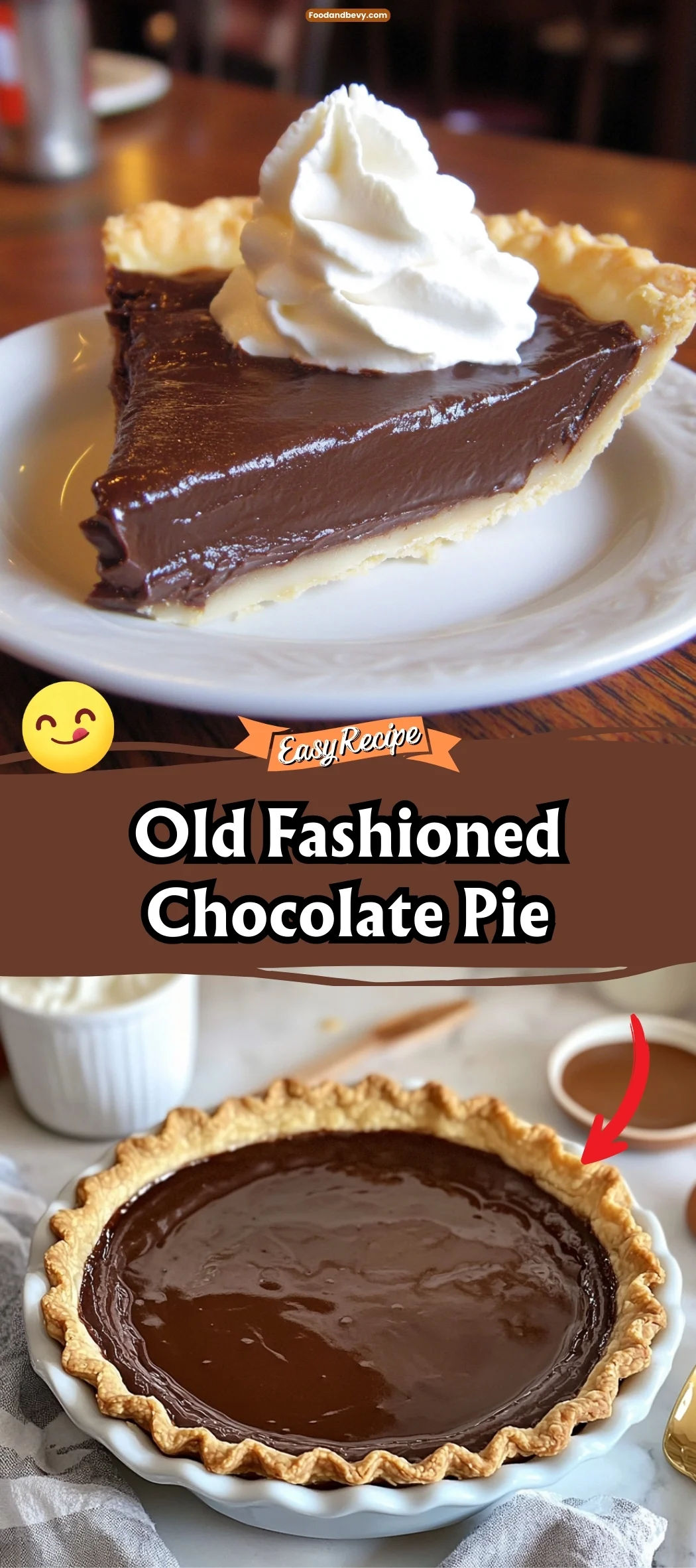 Old Fashioned Chocolate Pie