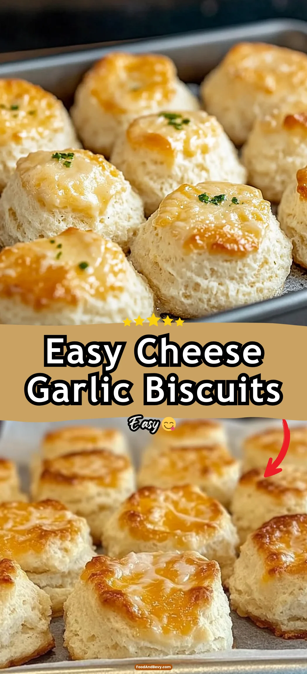Easy Cheese Garlic Biscuits