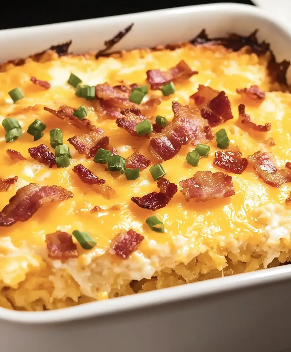 Bacon Egg and Hash Brown Casserole for a Lazy Weekend Breakfast