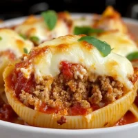 Best Stuffed Shells with Ground Beef