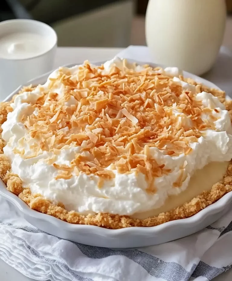 Old Fashioned Coconut Cream Pie