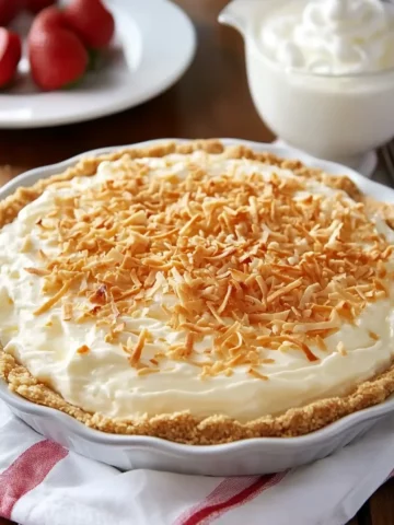 Old Fashioned Coconut Cream Pie
