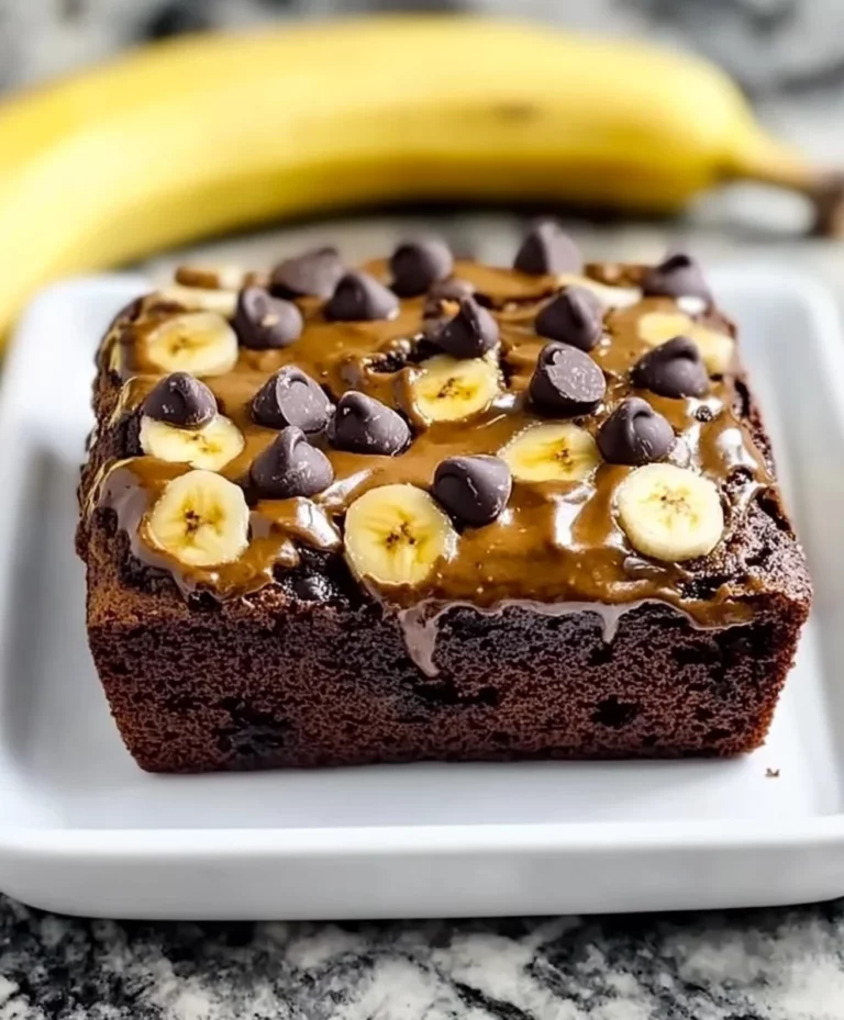 4-Ingredient Flourless Chocolate Chip Banana Bread