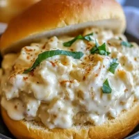 Chicken Alfredo Sloppy Joes