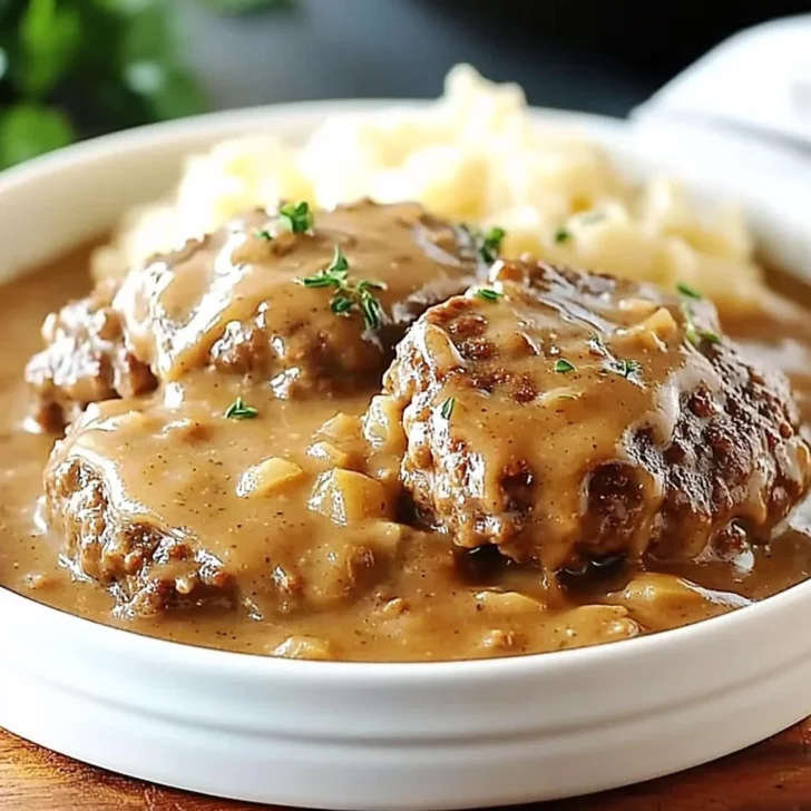 Slow Cooker Salisbury Steak