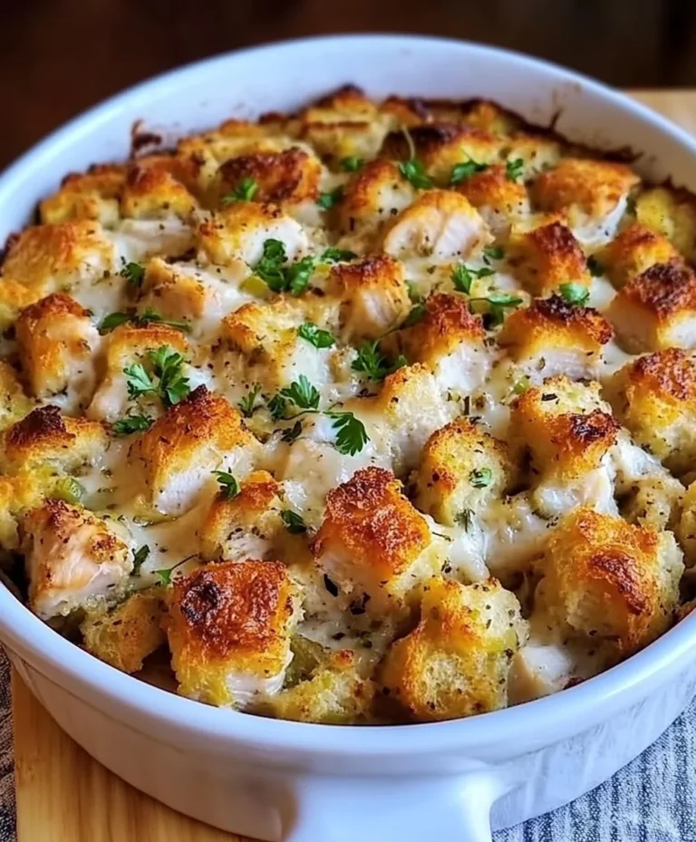 Chicken And Dressing Casserole