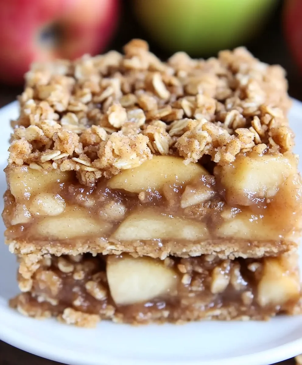 Easy Apple Crisp Bars