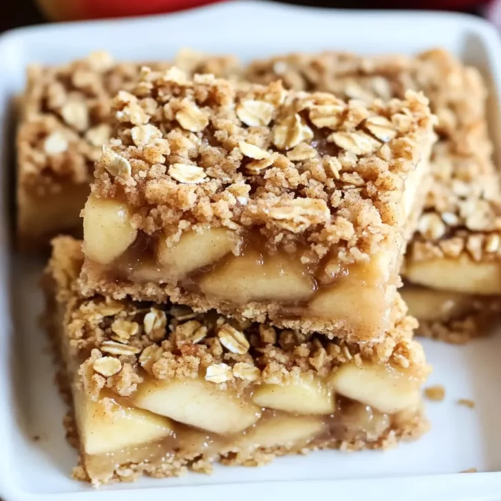 Easy Apple Crisp Bars