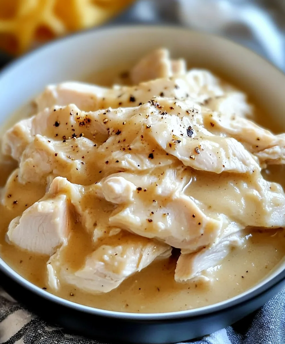 Slow Cooker Chicken And Gravy