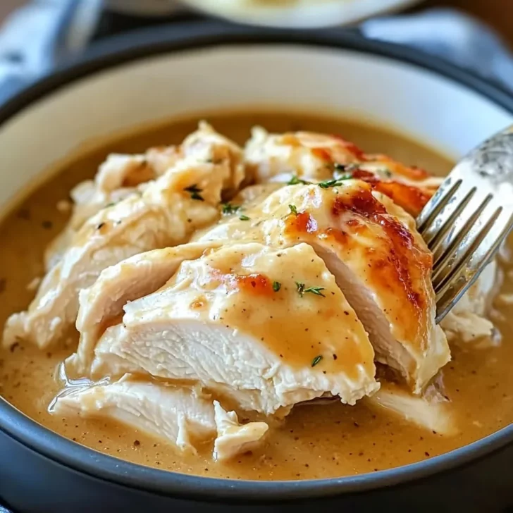 Slow Cooker Chicken And Gravy