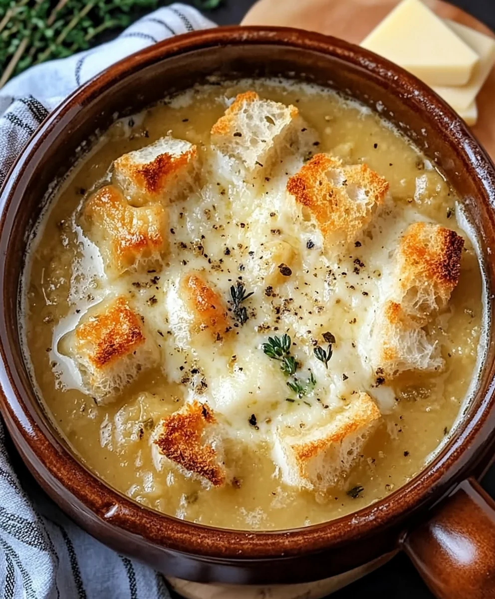 Country French Garlic Soup