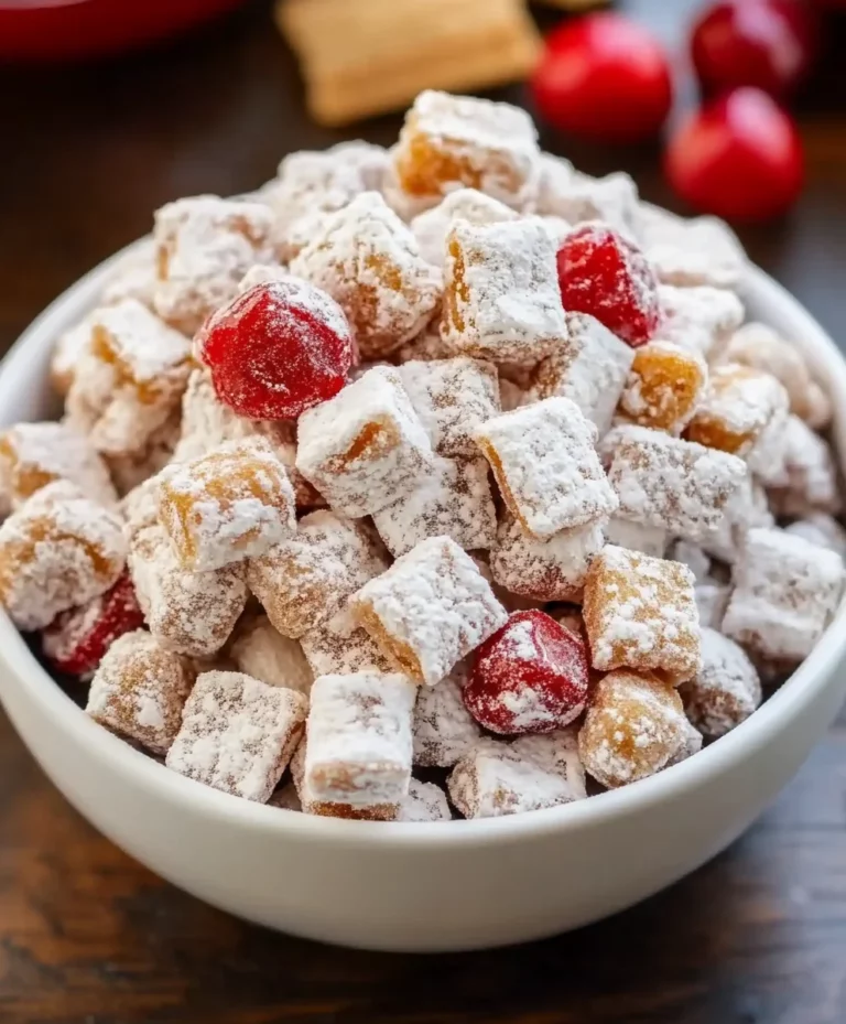 Cherry Cheesecake Puppy Chow