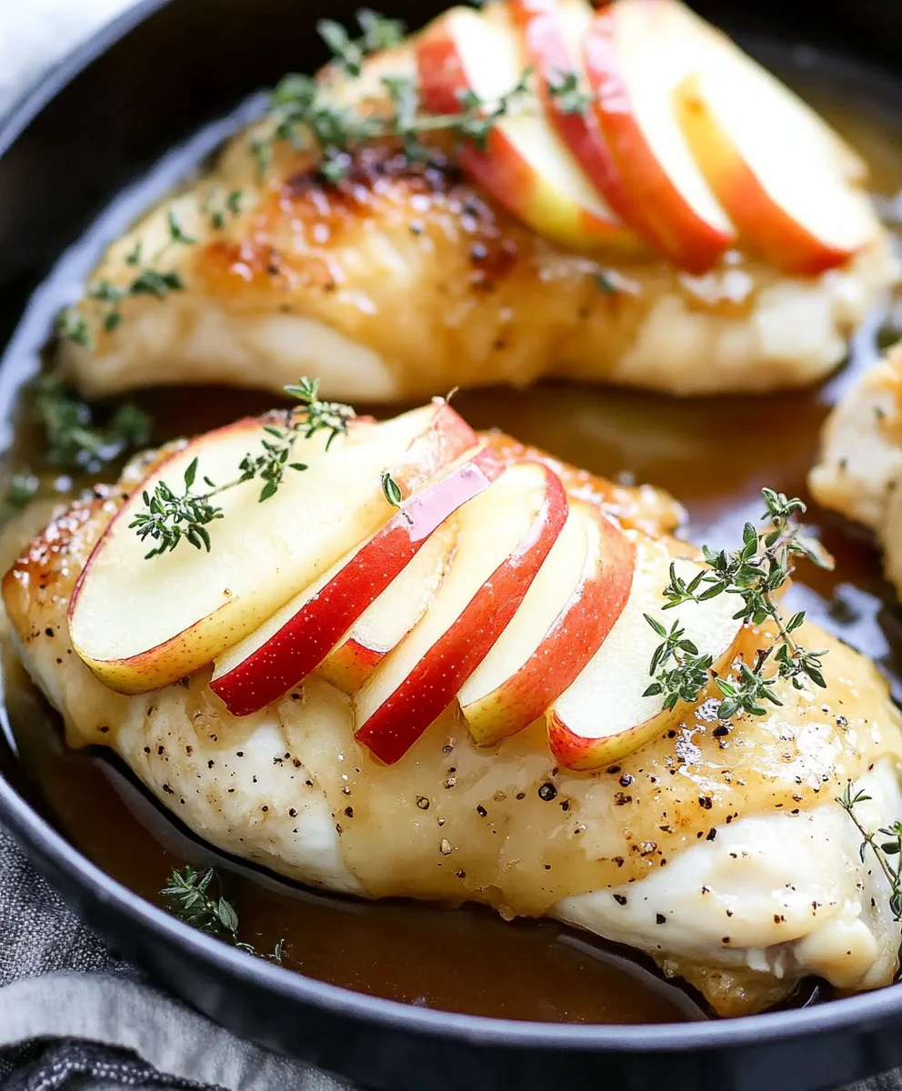 Apple and Brie Stuffed Chicken Breast