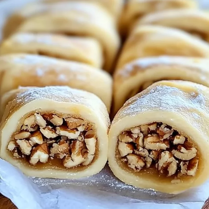 Italian Nut Roll Cookies