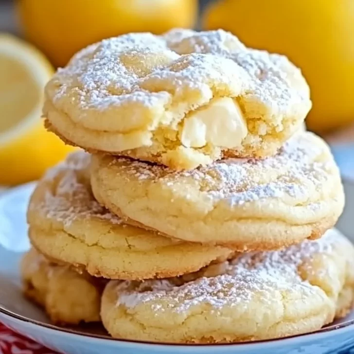 Lemon Gooey Butter Cookies – Best Ever