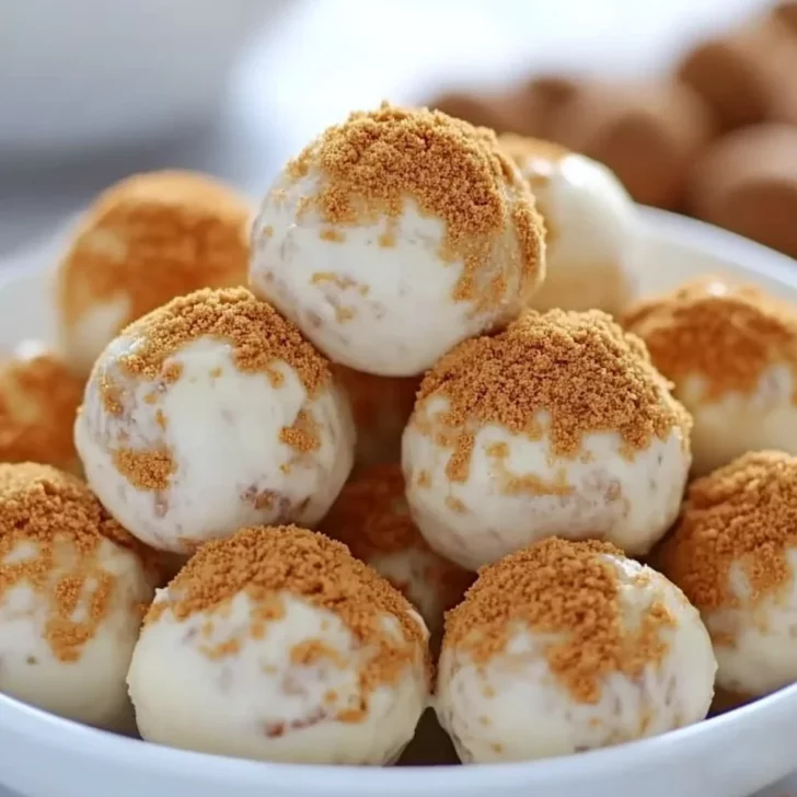 No-Bake Pumpkin Cheesecake Balls