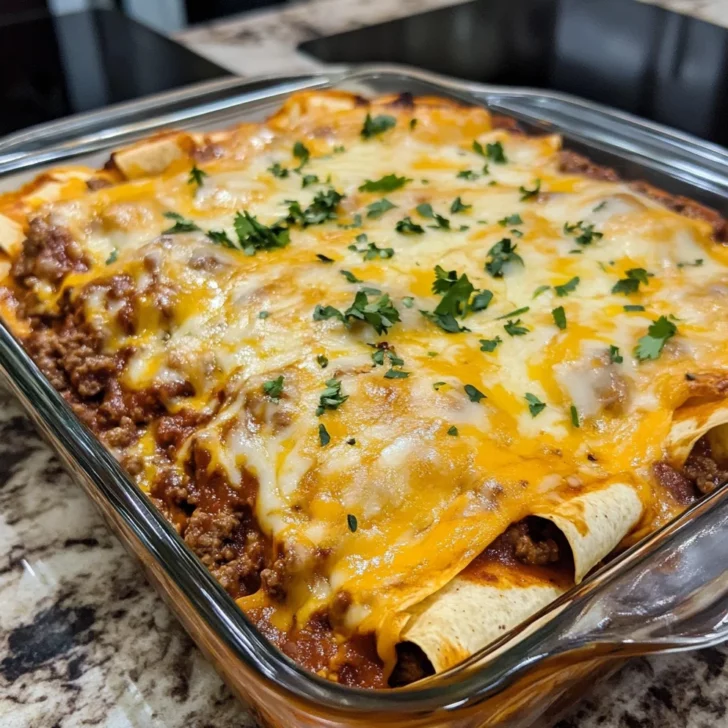 Beef Enchilada Casserole