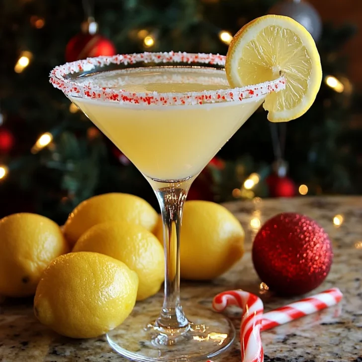 Christmas Lemon Drop Cosmo