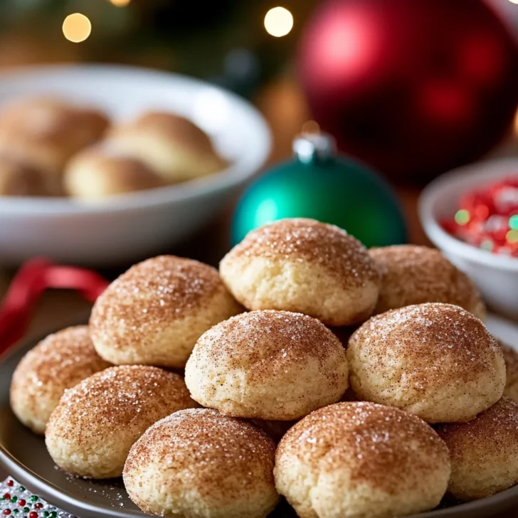 Christmas Snickerdoodles