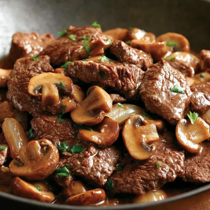 Easy Beef Stroganoff