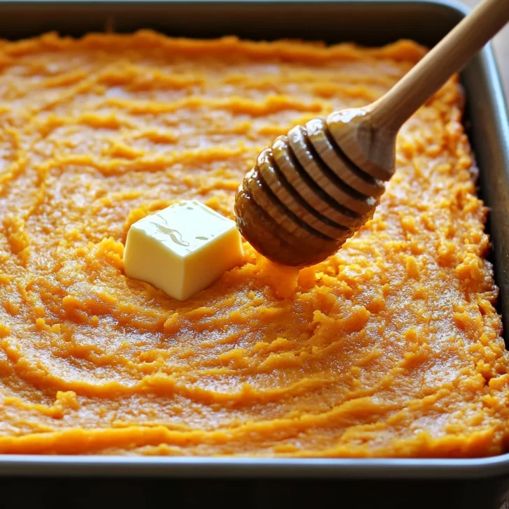 Honey Butter Sweet Potato Cornbread